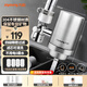 九陽(yáng)（Joyoung）凈水器水龍頭過(guò)濾器家用非直飲廚房前置凈化自來(lái)水不銹鋼機身加粗濾芯 1機4芯