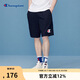 Champion冠軍短褲男夏季純棉運(yùn)動(dòng)褲休閑褲寬松美式 M607藏青色 L 