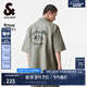 杰克·瓊斯（JACK&JONES）男裝衣服春秋新款尖領胸前雙側貼袋底擺字母貼布略寬松襯衫男裝 草綠E03 草綠E03 L 180