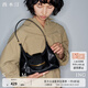 西木汀 阿達娃同款 尋覓 極簡新款女士斜挎包百搭通勤包包情人節(jié) 深邃黑