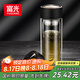 富光男女士雙層玻璃杯 支持團購經(jīng)典簡約304茶隔水杯子便攜創(chuàng)意泡茶杯