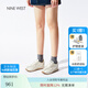 NINE WEST玖熙小白鞋女2025春季新款厚底德訓(xùn)鞋運動休閑女鞋軟底 白色 39
