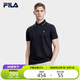 FILA 斐樂官方POLO衫男2025夏季透氣男士針織翻領(lǐng)短袖t恤商務(wù)休閑上衣