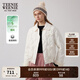 Teenie Weenie小熊女裝棉服冬季時(shí)尚簡(jiǎn)約休閑保暖外套韓系洋氣夾克 乳白色 M (165)