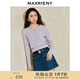 MAXRIENY【商場同款-宮廷飛鴿】精致釘珠飛鴿刺繡套頭毛衫 淡紫 M 02/36