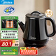 美的（Midea）電熱水壺 雙層防燙燒水壺?zé)崴畨刂蟛杵麟姴锠t大功率環(huán)形速熱全鋼無縫內(nèi)膽MK-PCE071