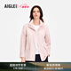 AIGLE艾高超輕休閑夾克經(jīng)典款防潑水UV-C時(shí)尚收腰外套女士上衣 荷花粉紅 BN372 38 (165/88A)
