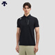 DESCENTE迪桑特TRAINING系列綜訓TOUGH男士短袖POLO衫夏季 BK-Tap Shoe XL (180/100A)