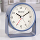 漢時(shí)（Hense）時(shí)尚簡(jiǎn)約金屬鬧鐘桌面臺鐘學(xué)生鬧鐘兒童起床神器宿舍床頭鐘HA52 普魯士藍色烤漆