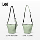 LEE輕便戶(hù)外斜挎包女2025新款小眾設計水桶包時(shí)尚百搭單肩包男高級感 豆沙綠