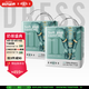 吉氏（DRESS）新美術(shù)家超薄大象拉拉褲尿不濕柔軟輕薄干爽透氣不悶?zāi)信畬殞W(xué)行褲 XXXL碼16片*2【18kg以上】