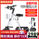 威爾杰迪雙人折疊便攜電動(dòng)車小型輕便電動(dòng)車電瓶車簡易休閑滑板旅行代步車 科技灰/450W大功率（大號(hào)）