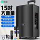 索愛（soaiy）15吋廣場舞音響大功率便攜式木質戶外重低音藍牙k歌專用大音量移動拉桿音箱室外演出雙話筒SA-X23L
