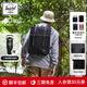 Herschel赫行 【黑標(biāo)系列】新升級(jí)Survey雙肩商務(wù)通勤方形背包 純黑色
