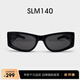 京奢新款歐美貓眼墨鏡SLM140高級感時(shí)尚復古橢圓框男女通用太陽(yáng)眼鏡 SLM&140黑色版 奢尖太陽(yáng)鏡