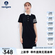 Navigare意大利小帆船POLO領(lǐng)連衣裙女士25夏季新款時(shí)尚涼感半裙休閑裙子女 海軍藍(lán) L