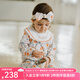 OAK FAMILY女寶寶長(zhǎng)袖翻領(lǐng)連衣裙兒童印花公主裙 花園舞曲 (不含頭飾) 100 cm