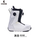 COSONE單板滑雪鞋快穿雪鞋女款男款單板全域全能平花刻滑滑雪靴 雙扣灰白 42