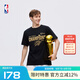 NBA官方2024-25賽季總冠軍紀(jì)念亞歷山大奪冠雷霆T恤短袖男t恤上衣 黑色(俄克拉荷馬雷霆) 3XL