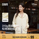 森馬（Semir）迪士尼外套女中長(zhǎng)款連帽寬松針織衛(wèi)衣2025春休閑夾克109125108001