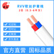 國(guó)超電纜 RVV 2*0.5平方國(guó)標(biāo)銅絲阻燃兩芯家裝線 軟護(hù)套線 100米 白色