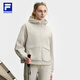 FILA 斐樂官方女士梭織外套2025夏新款戶外運(yùn)動(dòng)簡(jiǎn)約寬松連帽上衣 苡米色-BG M 165/84A/M