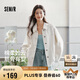 森馬（Semir）牛仔外套女中長款落肩寬松夾克2025春秋棉質(zhì)通勤109125108014