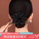 向晚發(fā)繩發(fā)圈滿天星歐根紗發(fā)繩女大腸發(fā)圈女高級感發(fā)繩盤發(fā)丸子頭頭飾