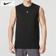 耐克（NIKE）背心男 25夏季新款運(yùn)動(dòng)服無(wú)袖T恤戶外籃球服跑步坎肩速干健身球衣 FN5857-010/熱推款 M 170/88A