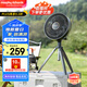 摩飛電器（Morphyrichards）電風(fēng)扇小型無線戶外便攜無線落地扇長續(xù)航帶燈露營扇家用辦公可折疊吊扇速降溫低噪臺式風(fēng)扇MR3701 【太空灰】18H長續(xù)航