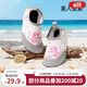 歐孕兒童沙灘鞋男女寶寶涼鞋夏季軟底防滑透氣戶(hù)外溯溪鞋2025新款 美人魚(yú)紫 24
