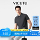 威可多（VICUTU）【everPolo二代】男士短袖商務(wù)T恤polo衫深灰180/100B