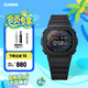 卡西歐（CASIO）G-SHOCK 彩虹磚塊系列 運(yùn)動男士表 時尚男士手表 防水防震 DW-5600RW-1PR