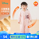 迪士尼寶寶（Disney Baby）兒童可愛(ài)居家爬服舒適保暖連體衣24年冬季新款 淺粉 80cm