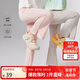 笛莎童裝女童褲子2025夏季女寶涼感微喇褲 蜜桃粉 130