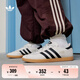 adidas「T頭鞋」STADT經(jīng)典時(shí)尚薄底運(yùn)動(dòng)板鞋男女阿迪達(dá)斯三葉草   粉白/黑色/軌道灰JP8227   42