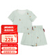 Milkbarn兒童短袖短褲套裝女寶寶夏季純棉衣服男童童裝 海岸之約 80 cm