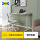 宜家（IKEA）「限時包郵」BOLLSIDAN波席當辦公桌電競桌辦公寫字電動升降桌 白色桌120x70cm