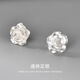 胖東來品質(zhì)S999足銀大牡丹耳釘女新中式山茶花朵耳飾復(fù)古氣質(zhì)耳環(huán) s999足銀牡丹花耳釘