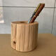 聚寳木太行崖柏木隨型毛筆筆筒小尺寸簡(jiǎn)約天然原木文房創(chuàng  )意筆筒個(gè)性小筆筒 隨形筆筒
