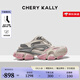 CHERY KALLY官網(wǎng)輕奢厚底半拖鞋女2025新款百搭包頭拖鞋高級復(fù)古臟臟鞋女潮 白桃粉 【臟臟做舊半拖款】 36