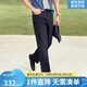 金利來【天絲涼感/5A抑菌】春夏牛仔褲彈力水洗直筒長褲男 黑藍-95 34