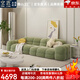 空匠沙發(fā)客廳奶油風(fēng)現(xiàn)代簡(jiǎn)約小戶型棉花糖貓抓布三四人位直排布藝沙發(fā) 雙人位1.8m 親膚天鵝絨
