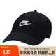 耐克NIKE運(yùn)動配飾男女太陽帽棒球帽CLUB CAP帽子FB5368-011黑M/L