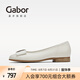 GABOR德國嘉步05100通勤小紅鞋 四季款JK制服蝴蝶簡約百搭舒適單鞋女 白色 37