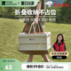 牧高笛（MOBIGARDEN）睿納30L收納箱 戶外露營車載折疊可手提儲物箱 NX23685005 月影白