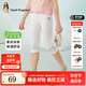 暇步士（Hush Puppies）童裝女童打底褲夏季新款輕薄女大童舒適夏季七分打底褲 本白 140