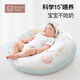 小象恩科斜坡枕嬰幼兒防吐奶斜坡墊0-1歲寶寶哺乳枕趴趴枕新生兒喂奶神器 天空之城 【親膚柔軟-久睡不塌陷-可拆洗】 56*60*15cm丨10A抗菌