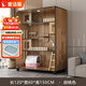 童話(huà)貓貓籠貓別墅家用貓籠室內貓柜貓舍貓屋人寵全景豪華大雙層貓柜子 胡桃色120*60*150三貓窩+防水款 【送貨入戶(hù)自行安裝】
