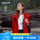 LAFUMA樂(lè )飛葉戶(hù)外沖鋒衣女II級中長(cháng)風(fēng)衣防水透濕夾克外套 LFJA3AS60 假日紅R1 160/80A（36）